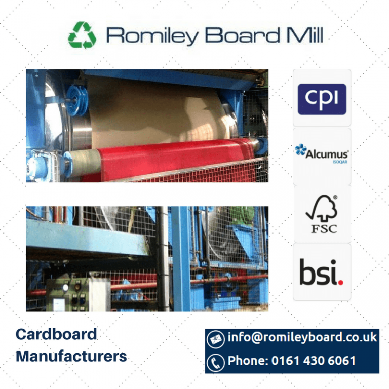 Cardboard Manufacturers Romiley Board Mill