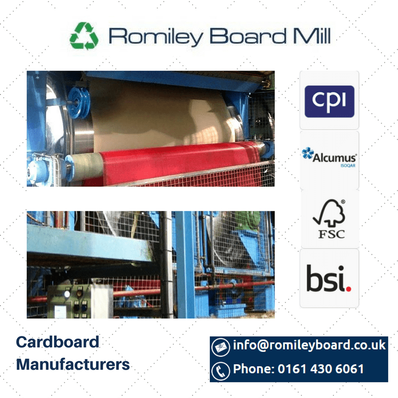 Cardboard Manufacturers Romiley Board Mill